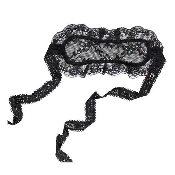 Antifaz de Encaje Seductor con Velo Transparente