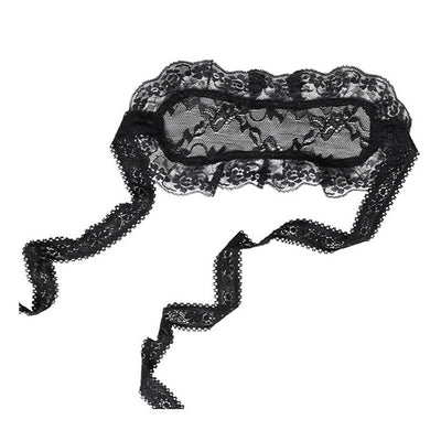Antifaz de Encaje Seductor con Velo Transparente