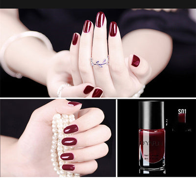 Esmalte de Uñas Ouyafei Secado Rápido, Larga Duración y Pelable con Brillos - Image 13