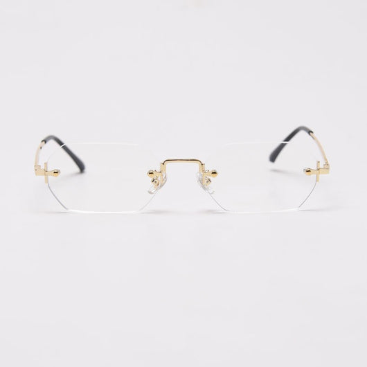 Gafas de Sol Poligonales sin Marco para Mujer - Image 7