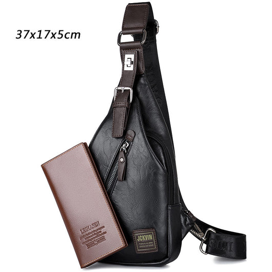Bolsa Cruzada Antirrobo para Hombre con Cierre Rotativo - Image 8