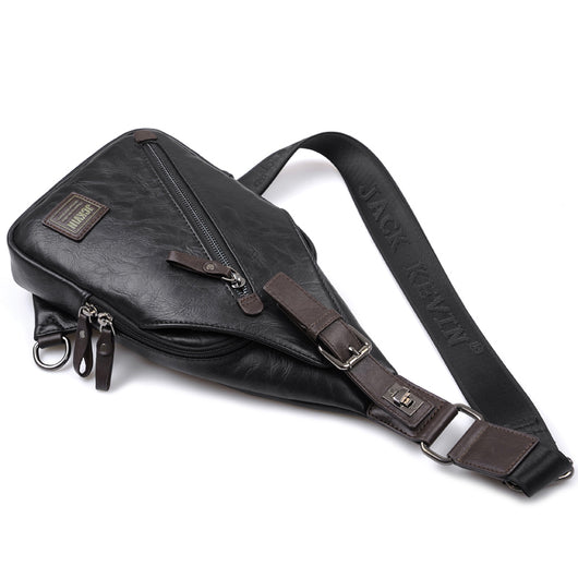 Bolsa Cruzada Antirrobo para Hombre con Cierre Rotativo - Image 2