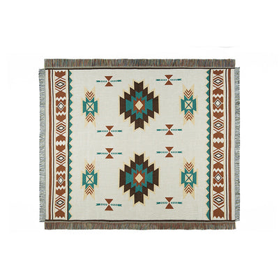 Manta Tejida Bohemia con Patrón Tartán para Cama y Sofá - Image 6