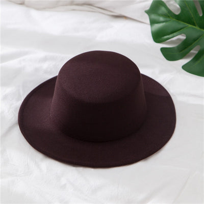 Sombreros de Lana Estilo Británico Vintage para Hombre y Mujer - Image 12