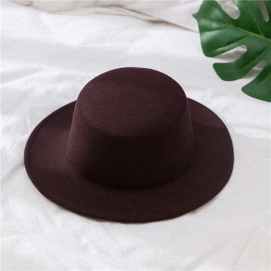 Sombreros de Lana Estilo Británico Vintage para Hombre y Mujer