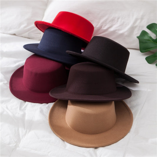 Sombreros de Lana Estilo Británico Vintage para Hombre y Mujer - Image 2