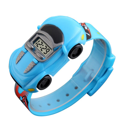 Reloj Electrónico Infantil con Diseño de Auto Adorable para Niñas - Image 5