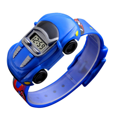 Reloj Electrónico Infantil con Diseño de Auto Adorable para Niñas - Image 3