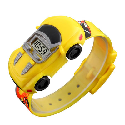Reloj Electrónico Infantil con Diseño de Auto Adorable para Niñas - Image 2