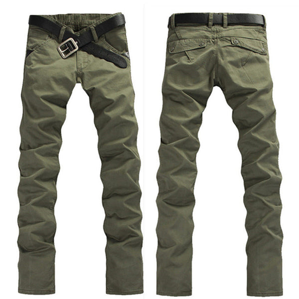 Pantalón Recto Moderno con Bolsillos