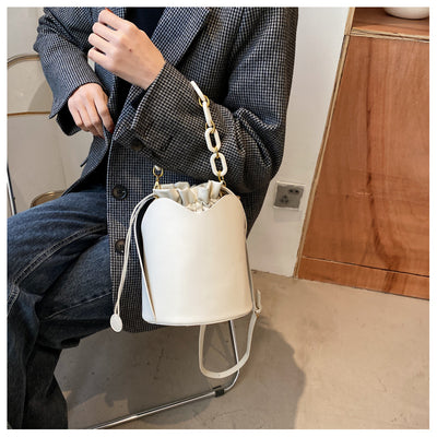 Bolso de Cadena Retro Elegante - Bandolera Bucket Bag Minimalista - Image 15