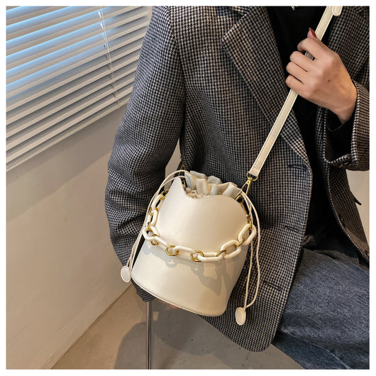 Bolso de Cadena Retro Elegante - Bandolera Bucket Bag Minimalista - Image 17