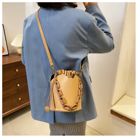 Bolso de Cadena Retro Elegante - Bandolera Bucket Bag Minimalista - Image 21
