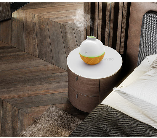 Humidificador Silencioso de Escritorio con Diseño Veta de Madera - Image 4