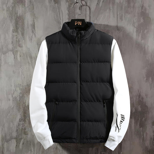 Chaleco Deportivo Acolchado para Hombre - Abrigo de Invierno en Algodón