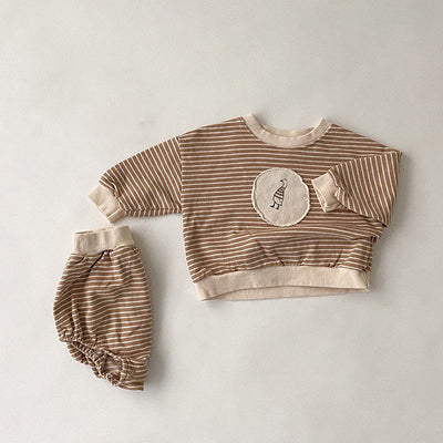 Conjunto de Dos Piezas para Bebé con Diseño a Rayas - Image 8