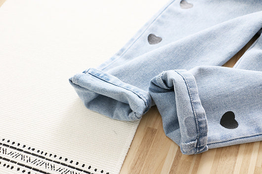 Mono Denim para Niñas con Diseño Love - Image 16
