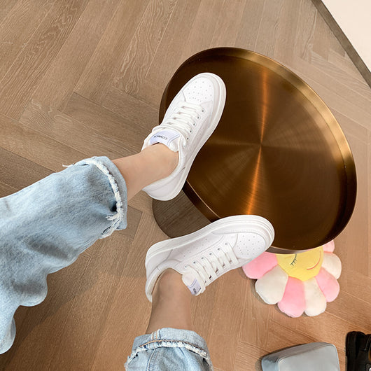 Zapatos Casuales de Cuero con Diseño Colorblock en Terciopelo - Image 11