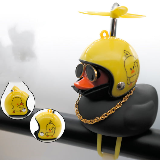 Moto Eléctrica Infantil Pato Amarillo Automotriz con Adorno