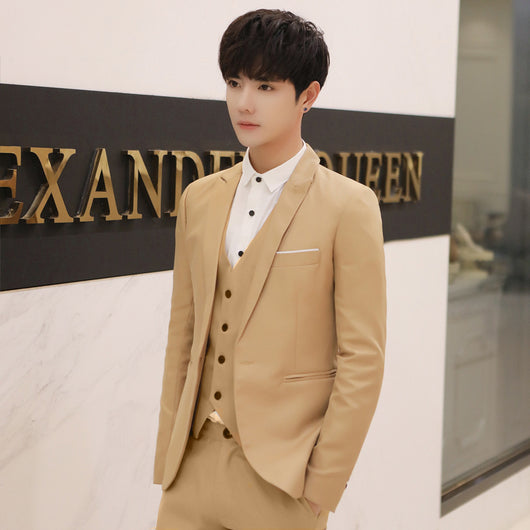 Blazer Casual Ajustado Hombre Estilo Coreano Tendencia Moderna - Image 17