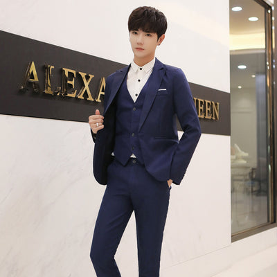 Blazer Casual Ajustado Hombre Estilo Coreano Tendencia Moderna - Image 5