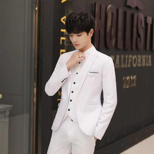 Blazer Casual Ajustado Hombre Estilo Coreano Tendencia Moderna - Image 7