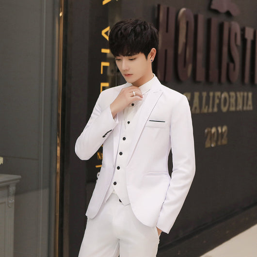 Blazer Casual Ajustado Hombre Estilo Coreano Tendencia Moderna - Image 7