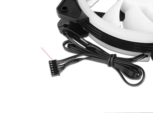Ventilador de Chasis 12cm RGB con Camuflaje y Cambio de Colores - Image 2