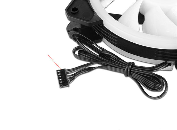 Ventilador de Chasis 12cm RGB con Camuflaje y Cambio de Colores
