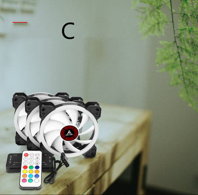 Ventilador de Chasis 12cm RGB con Camuflaje y Cambio de Colores - Image 3