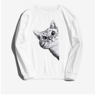 Sudadera Hip-Hop Cuello Redondo con Gato Boxeador - Estilo Urbano Velvetón - Image 6