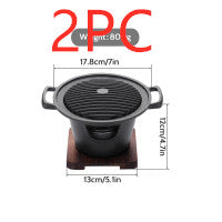 Parrilla BBQ Portátil sin Humo con Quemador de Alcohol - Image 8