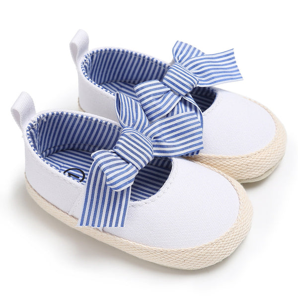 Zapatos Infantiles con Moño Suave y Suela Flexible