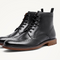 Botas de Cuero Estilo Británico para Hombre con Tallado Artesanal