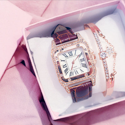 Reloj de Cuarzo Elegante con Esfera Cuadrada y Correa Ajustable - Image 14