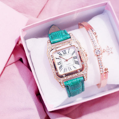 Reloj de Cuarzo Elegante con Esfera Cuadrada y Correa Ajustable - Image 15