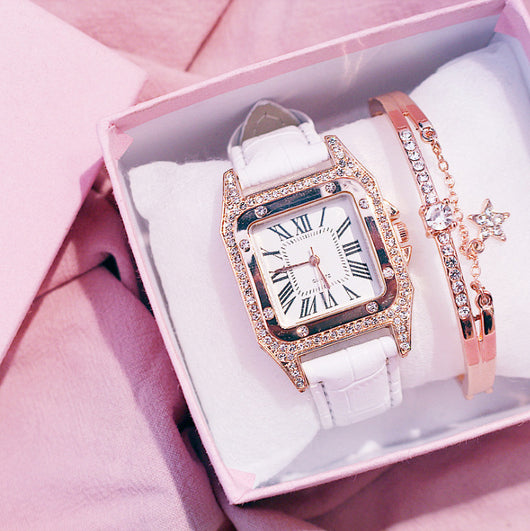 Reloj de Cuarzo Elegante con Esfera Cuadrada y Correa Ajustable - Image 13