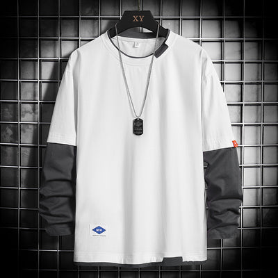 Camiseta Manga Larga Hombre Suelta Cómoda - Image 11