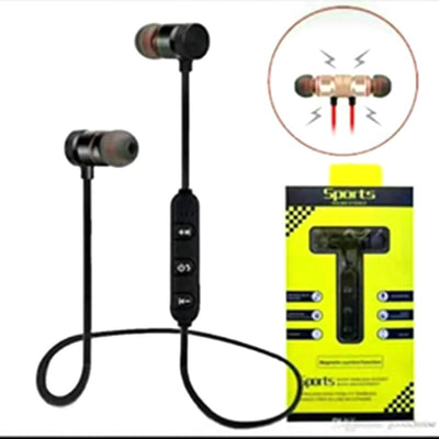Auriculares Deportivos Magnéticos con Inhalación de Metal