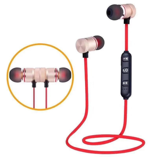 Auriculares Deportivos Magnéticos con Inhalación de Metal - Image 4