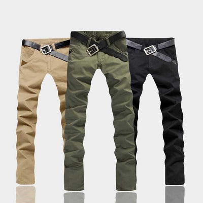 Pantalones Casuales Rectos para Hombre Primavera Verano - Versátiles y Cómodos - Image 9