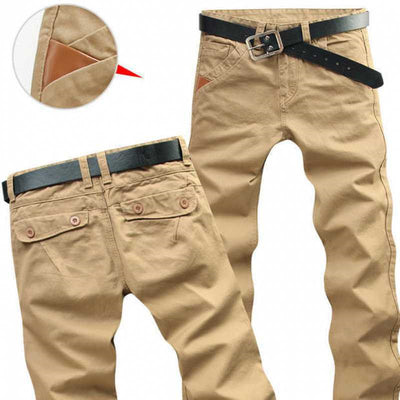 Pantalones Casuales Rectos para Hombre Primavera Verano - Versátiles y Cómodos - Image 8