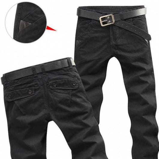 Pantalones Casuales Rectos para Hombre Primavera Verano - Versátiles y Cómodos - Image 5