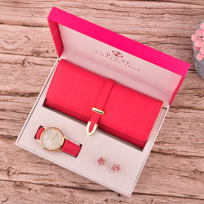 Set de 3 Piezas: Reloj, Billetera y Aretes para Mujer - Image 11