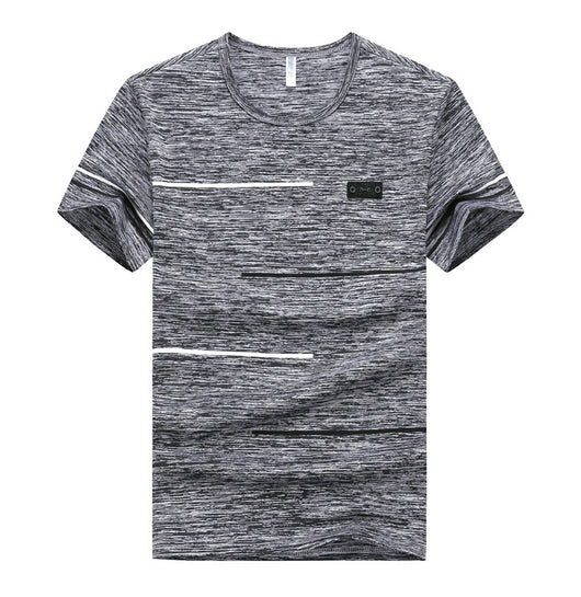 Camiseta Manga Corta Cuello Redondo Seda de Hielo Secado Rápido para Hombre - Image 2