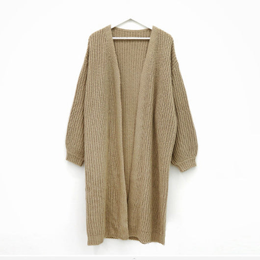 Abrigo Suéter Largo Oversize para Mujer - Image 9