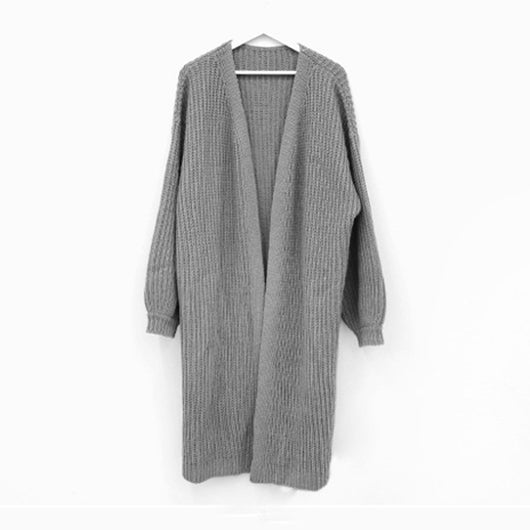 Abrigo Suéter Largo Oversize para Mujer - Image 11