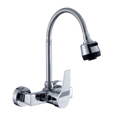 Grifo Empotrado de Agua Caliente y Fría para Cocina