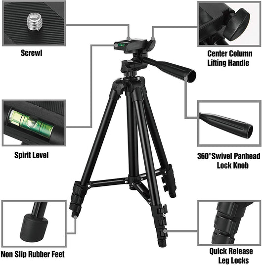 Trípode Portátil Profesional para Cámara DSLR y Smartphone Apple - Image 9