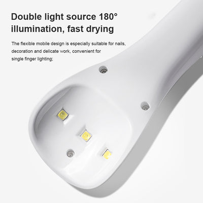 Lámpara UV LED Portátil 5W para Uñas - Secado Rápido con Carga USB - Image 8